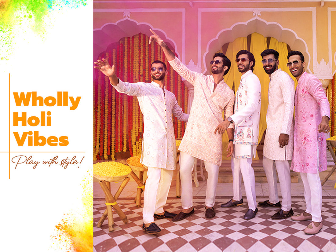 Wholly Holi Vibes: Rocking Holi Ethnic Wear For Men with Confidence