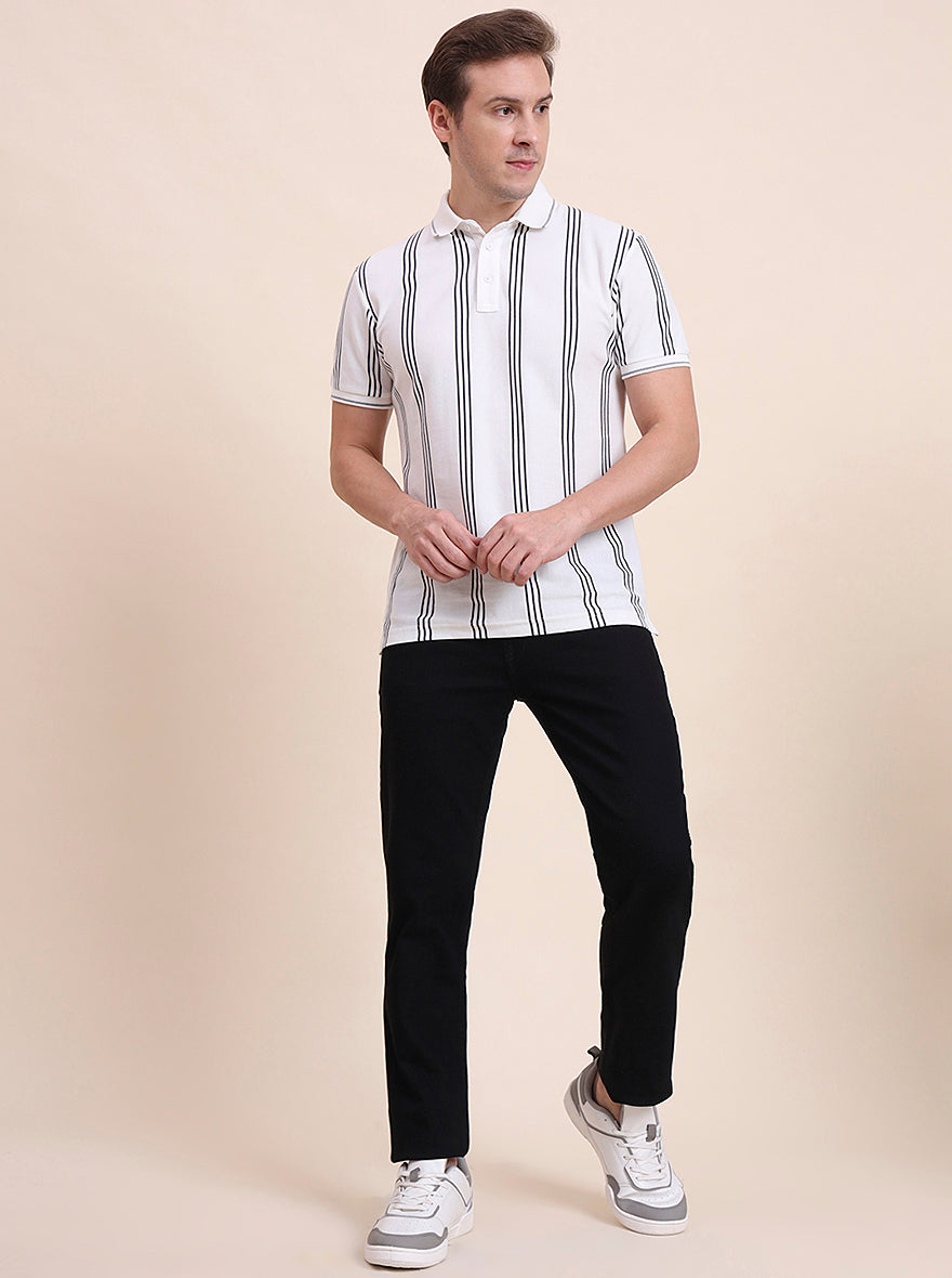 Raw Black Washed Straight Fit Jeans | JadeBlue