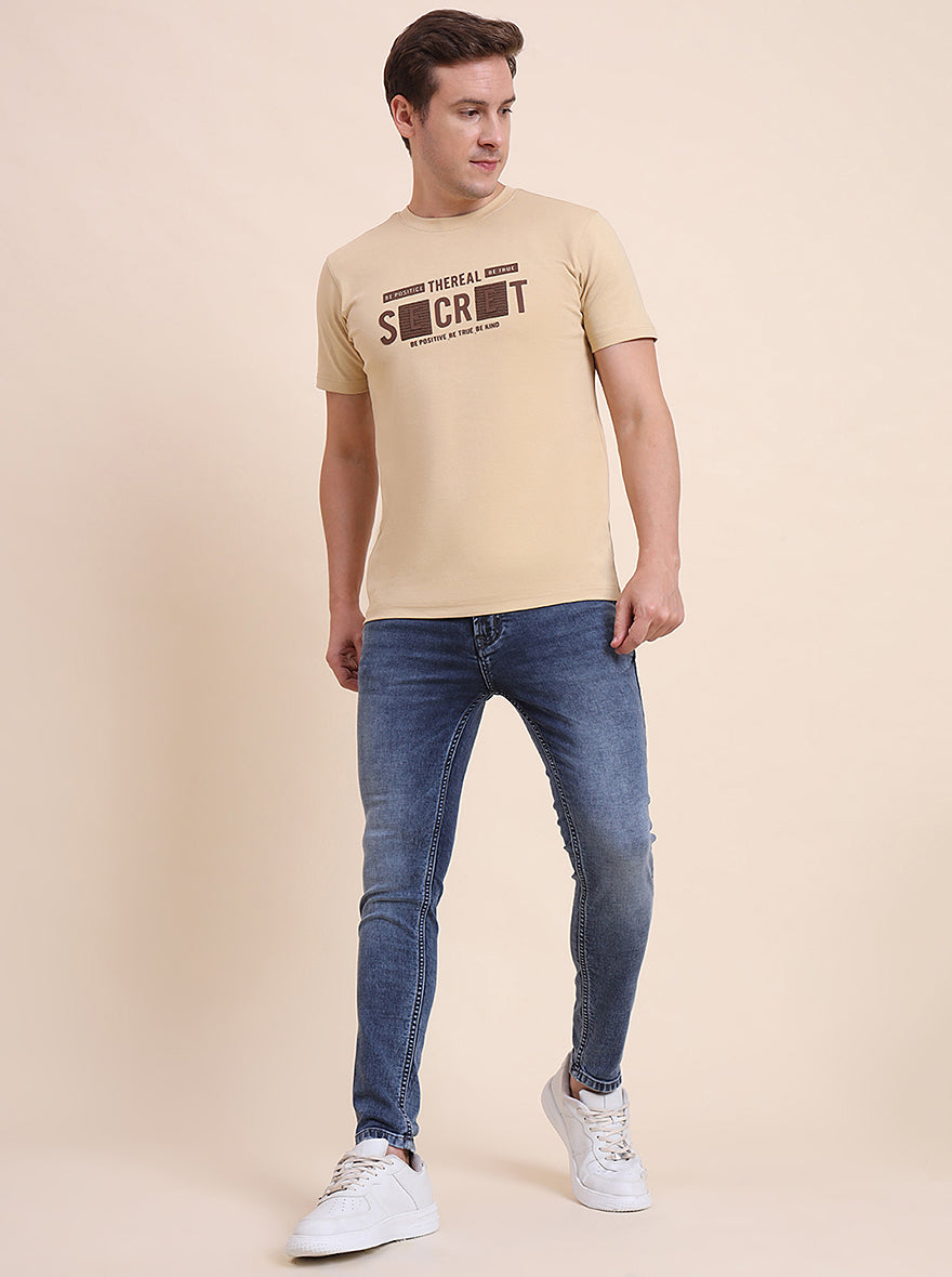 Mid Blue Washed Rider Fit Jeans | JadeBlue