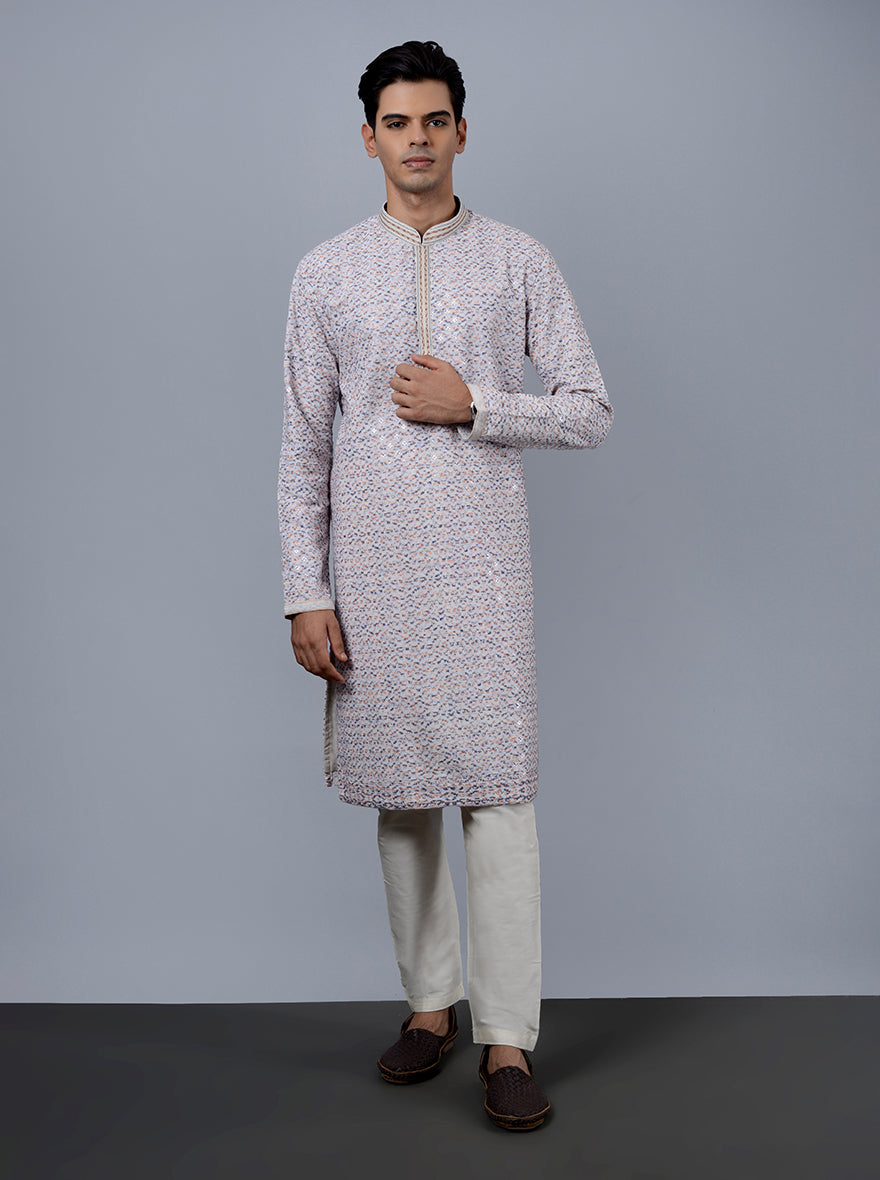 Cream Kurta Pajama | TULA