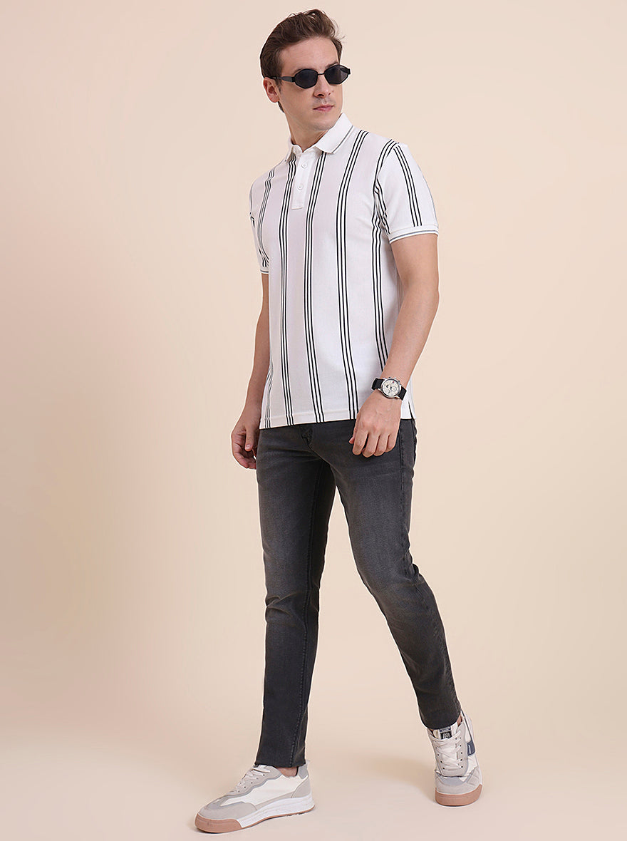 Mid Grey Washed Slim Fit Jeans | JadeBlue