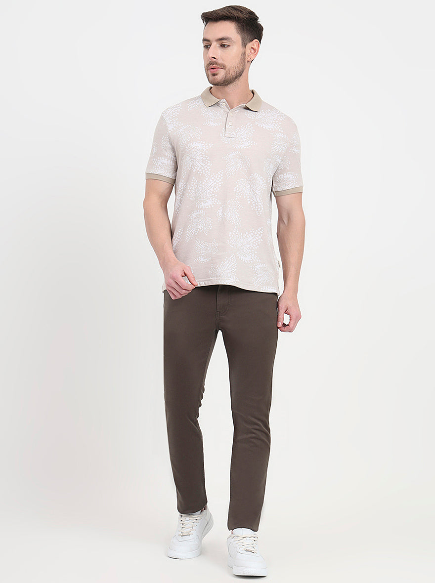 Olive Washed Slim Fit Jeans | JadeBlue