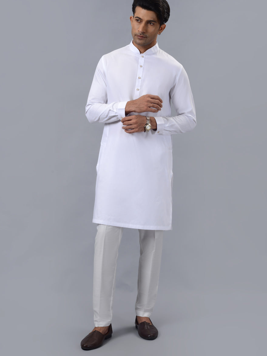 White Kurta Pajama | Azania