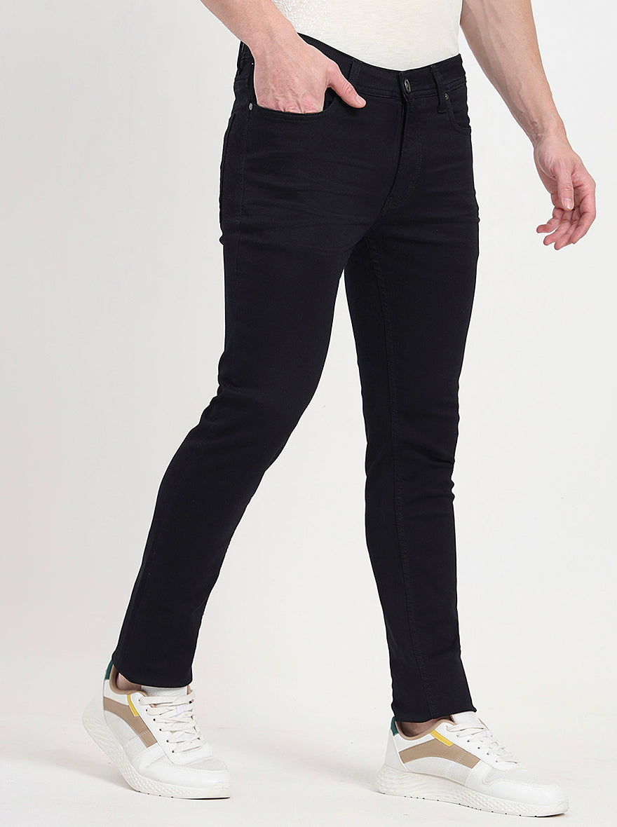 Raw Blue Washed Slim Fit Jeans | JadeBlue