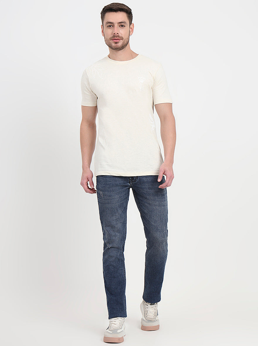 Rivera Blue Washed Slim Fit Jeans | JadeBlue