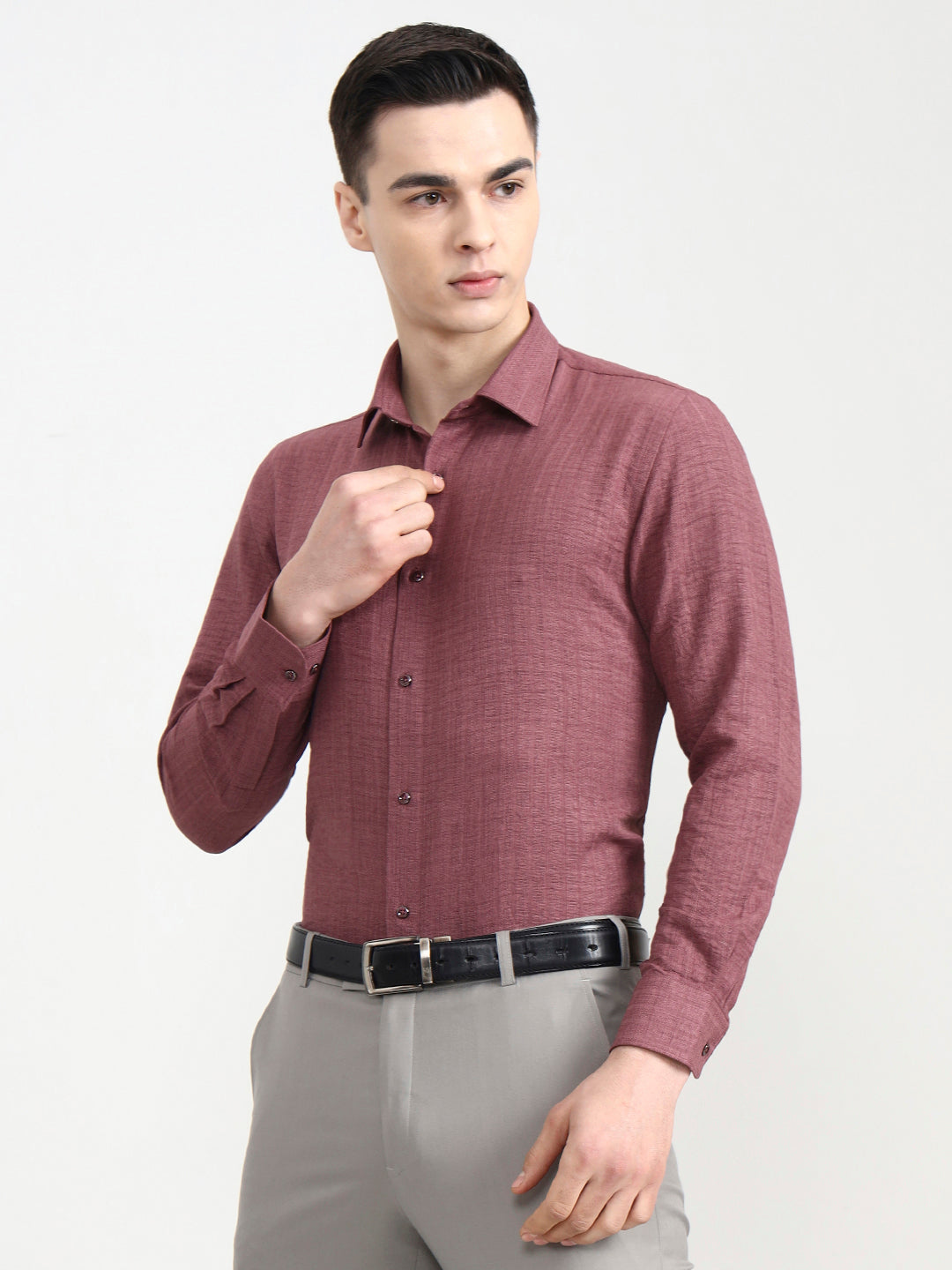 Onion Solid Slim Fit Party Wear Shirt | Wyre