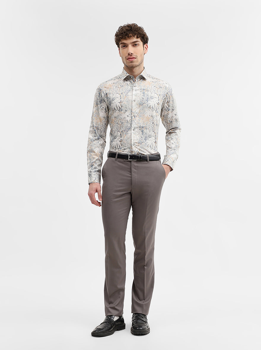 Multicolor Printed Slim Fit Party Wear Shirt | Wyre