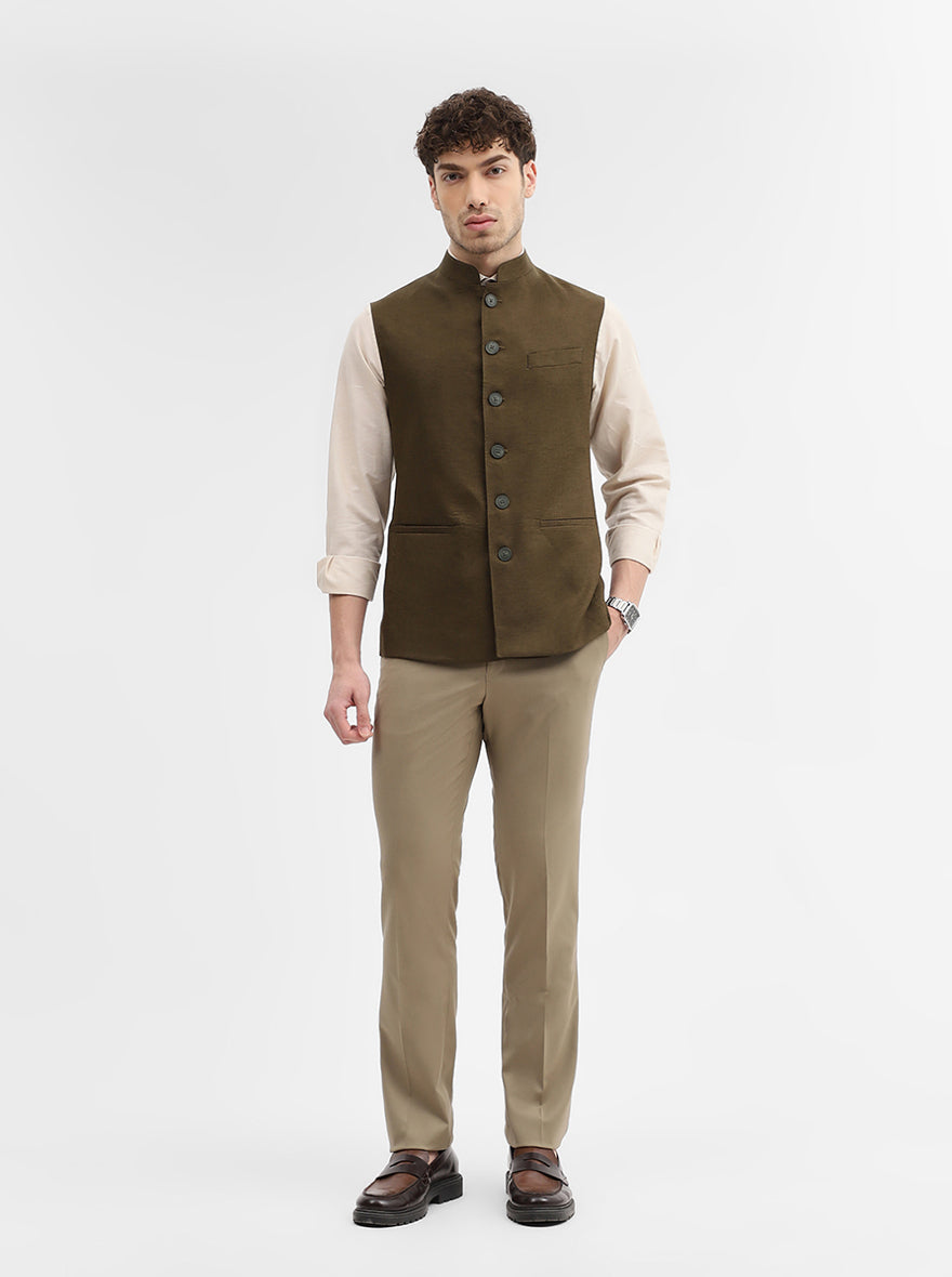 Mouse Solid Regular Fit Modi Jacket | JadeBlue