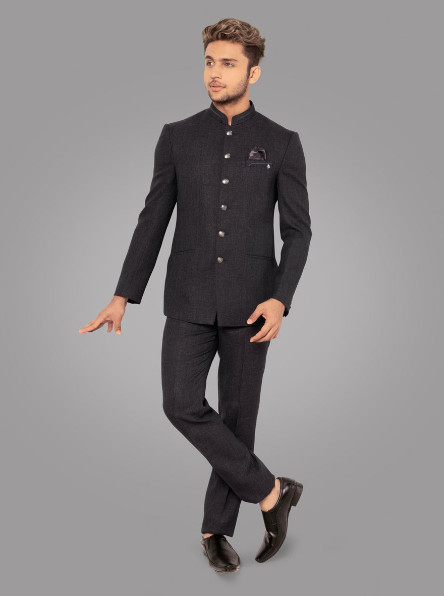 Navy Blue Jodhpuri Suit | JadeBlue