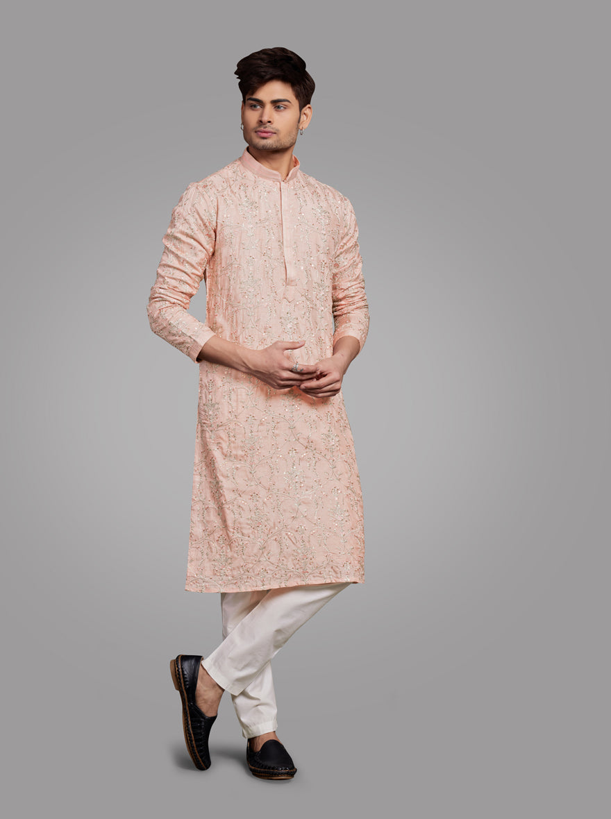 Peach Kurta Pajama | TULA