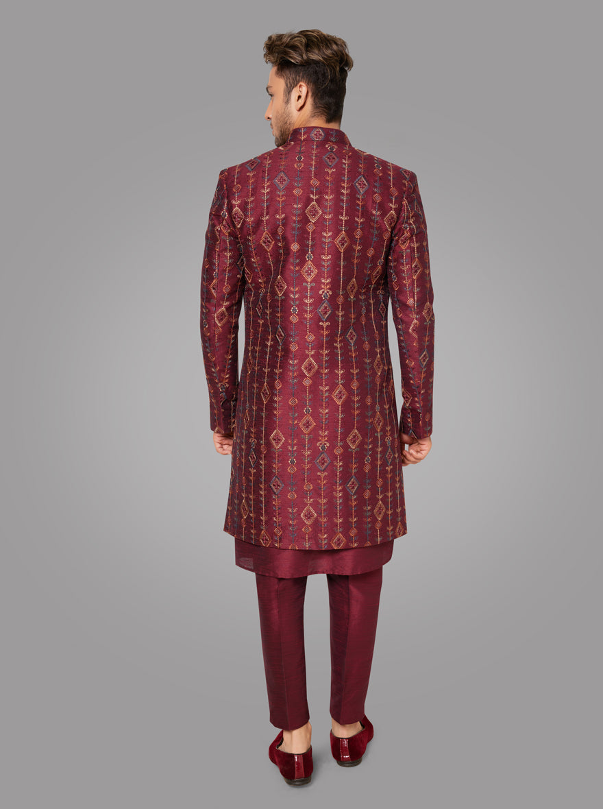 Maroon Indowestern | Azania