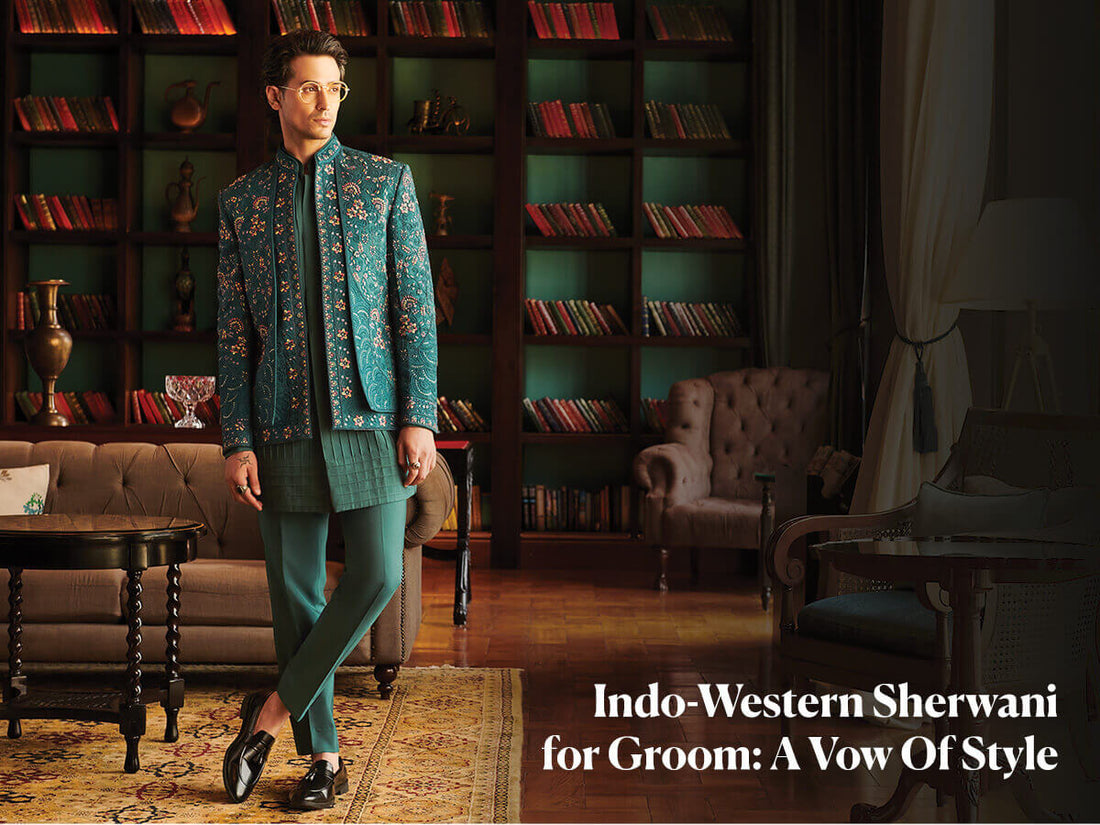 Indo-Western Sherwani for Groom