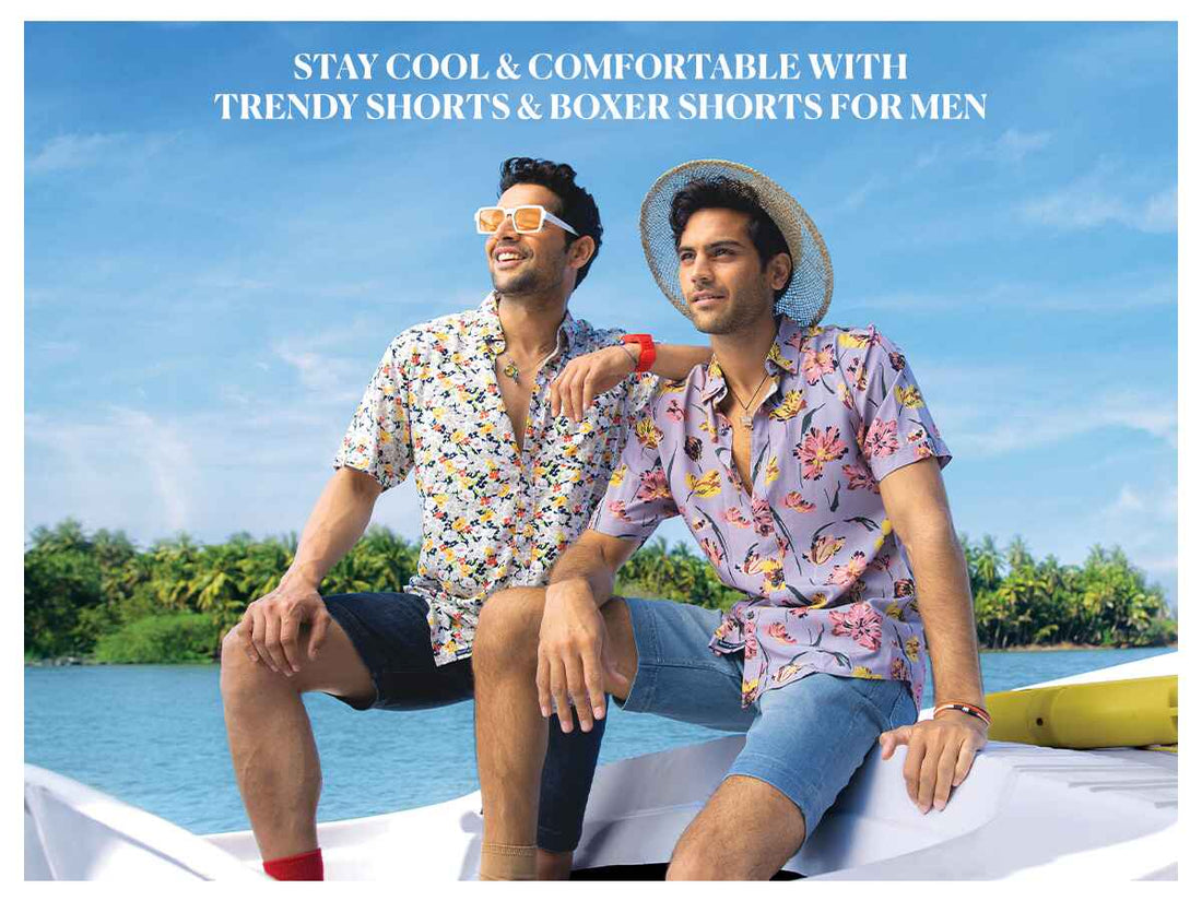 Stay Cool & Comfortable with Trendy Shorts & Boxer Shorts for Men