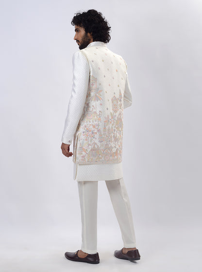 Cream Indowestern | TULA