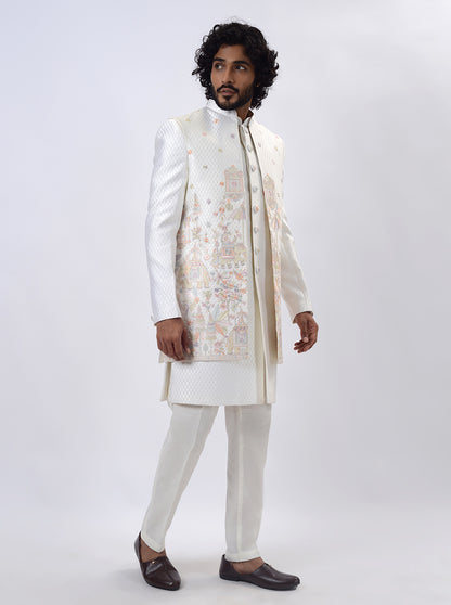 Cream Indowestern | TULA