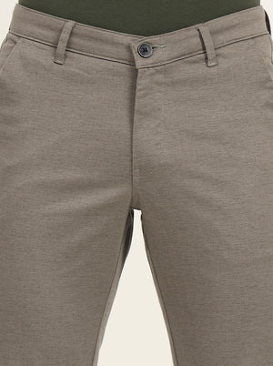 Light Pista Solid Neo Fit Casual Trouser | Greenfibre