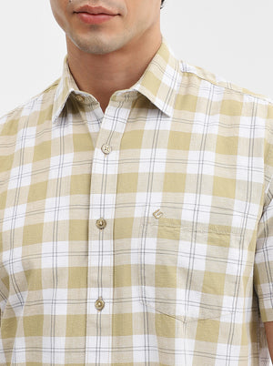 Pista Checked Smart Fit Semi Casual Shirt | Greenfibre
