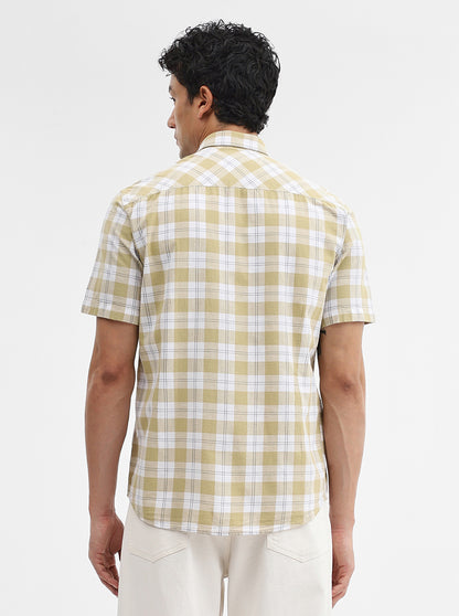 Pista Checked Smart Fit Semi Casual Shirt | Greenfibre