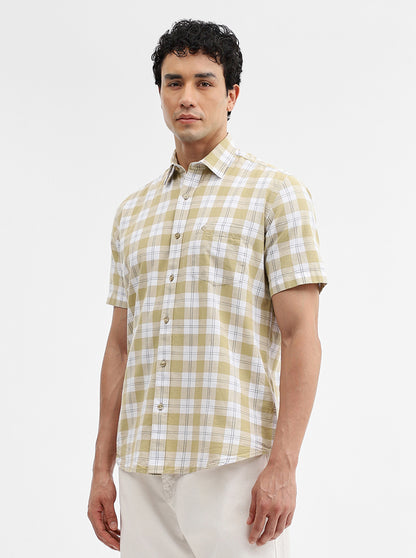 Pista Checked Smart Fit Semi Casual Shirt | Greenfibre