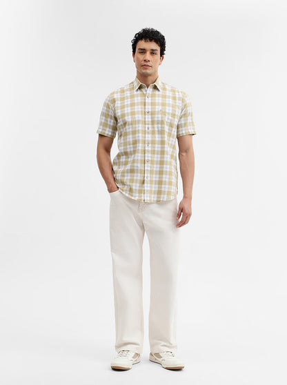 Pista Checked Smart Fit Semi Casual Shirt | Greenfibre