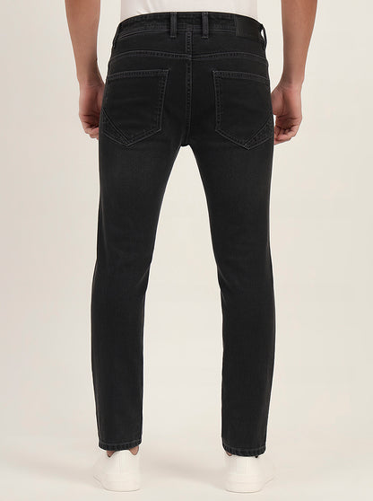 Charcoal Grey Washed Urban Fit Jeans | Greenfibre