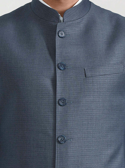 Sea Green Solid Modi Jacket | JadeBlue