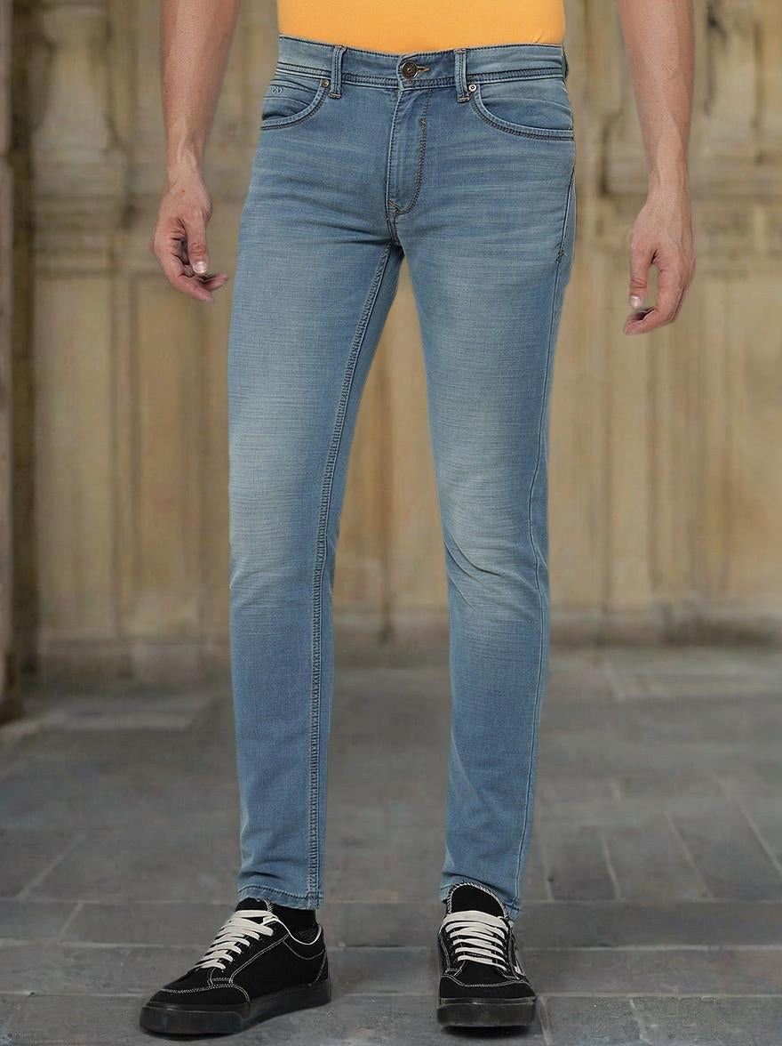 River Blue Washed Slim Fit Jeans | JadeBlue