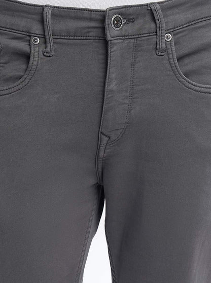 Dark Grey Washed Rider Fit Jeans | JadeBlue