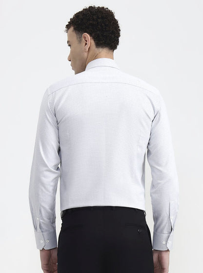 White Solid Slim Fit Formal Shirt | JadeBlue Super Luxe