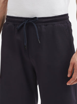 Navy Blue Solid Regular Fit Shorts | JadeBlue