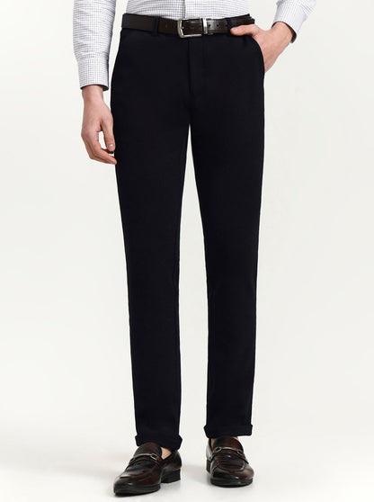 Blue & White Checked Slim Fit Club Wear Trouser | Wyre