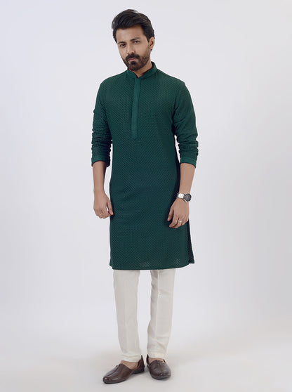 Green Kurta Pajama | Azania