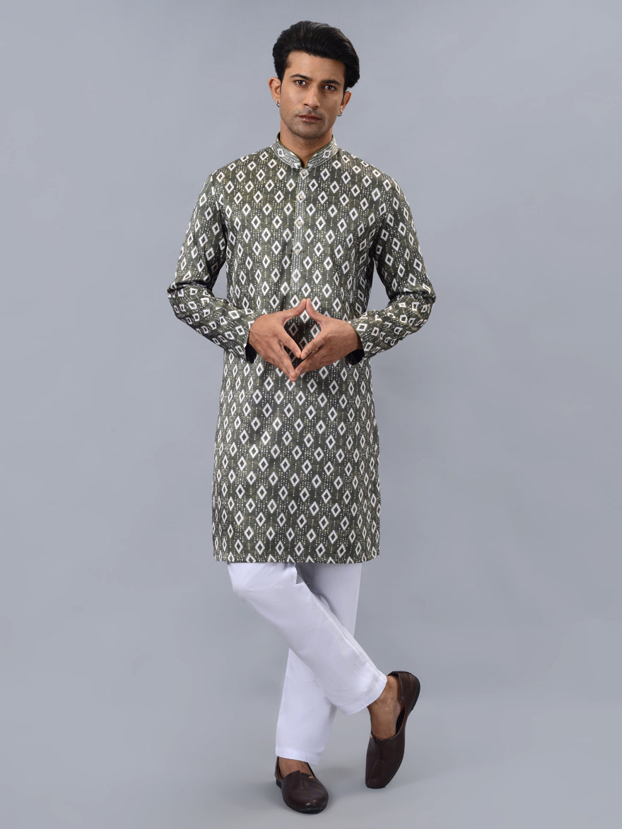 Green Kurta Pajama | Azania