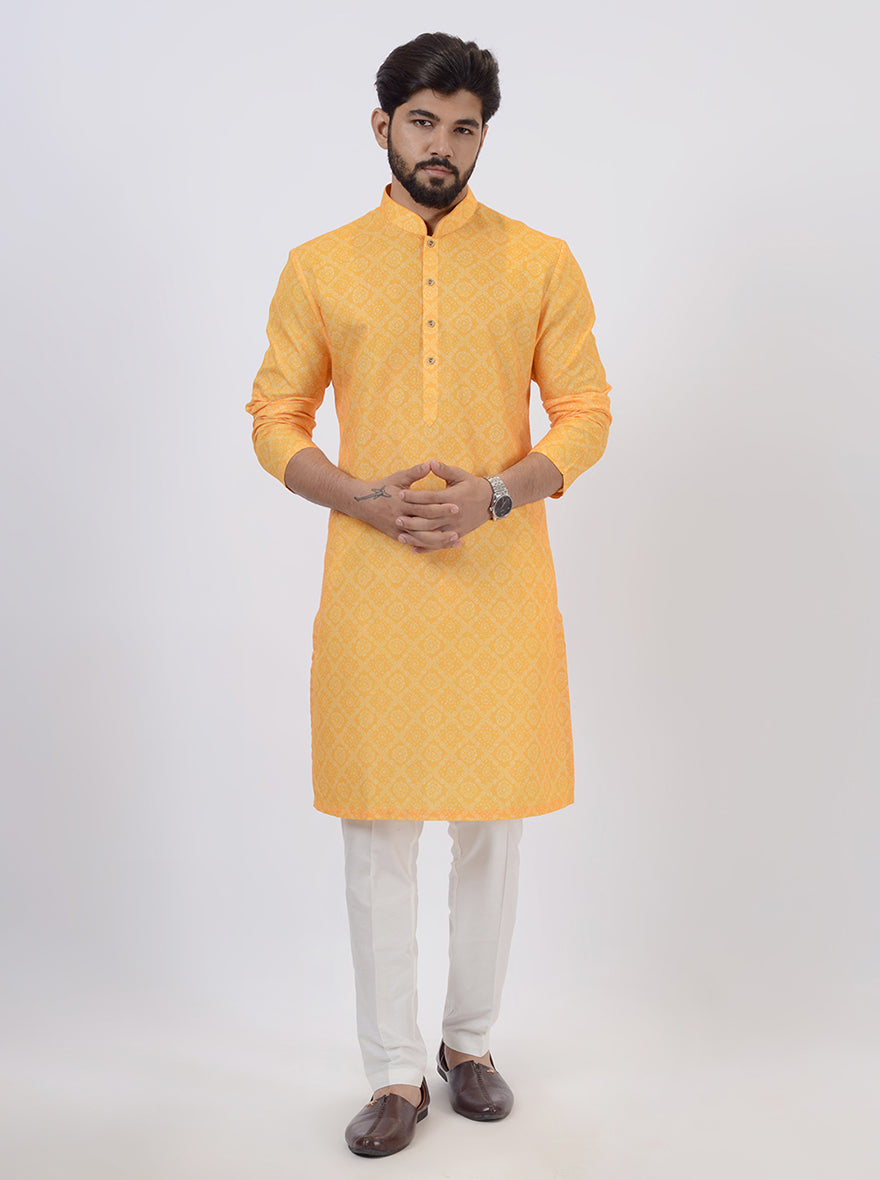 Mustard Kurta Pajama | Azania
