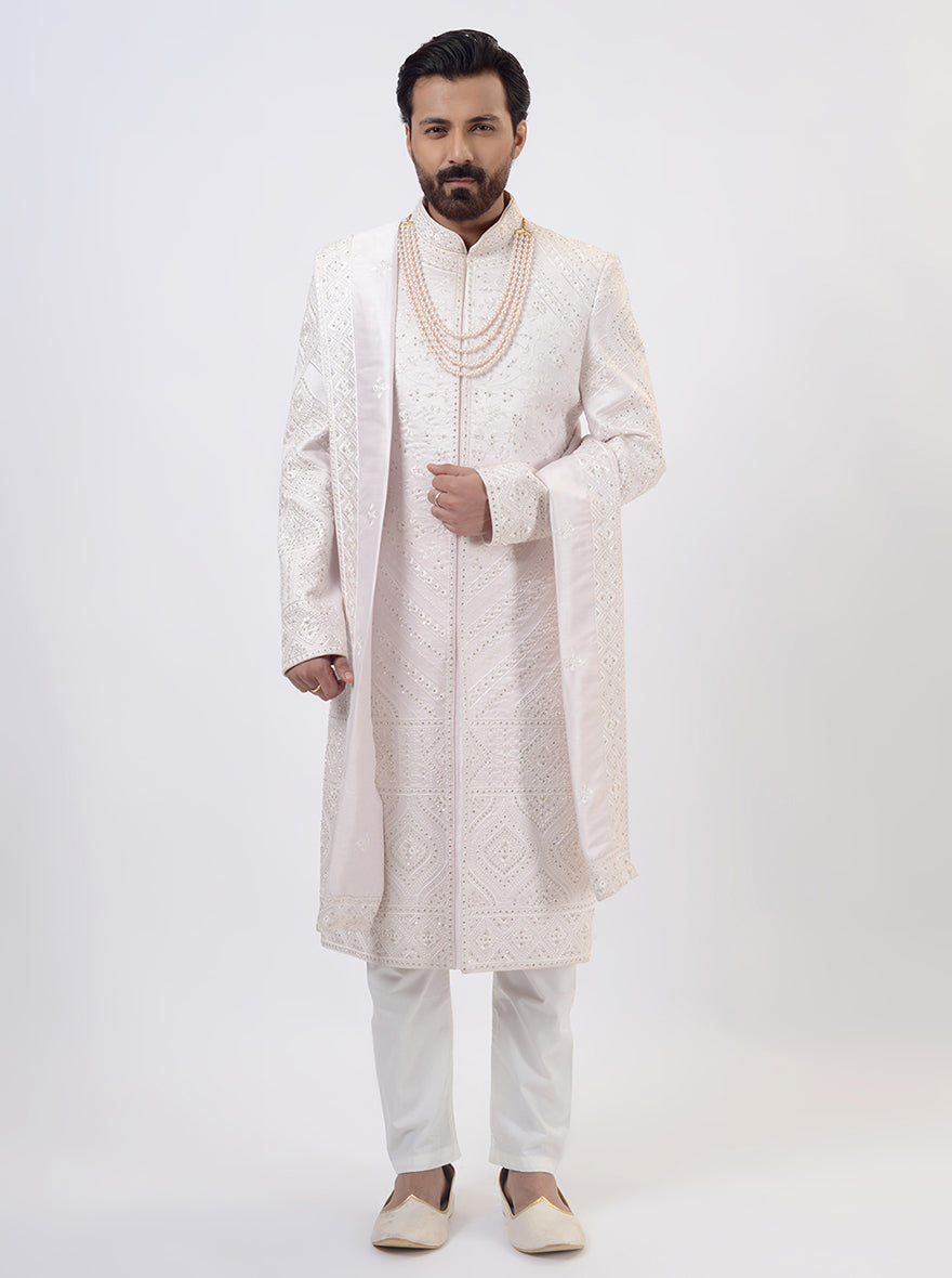 Light Pink Sherwani | TULA