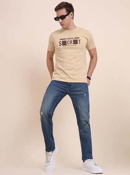 Mid Blue Washed Slim Fit Jeans | JadeBlue