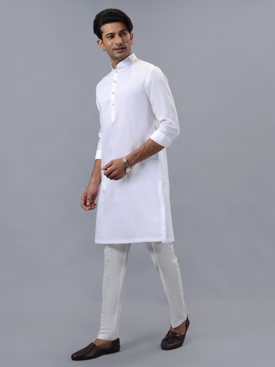 White Kurta Pajama | Azania