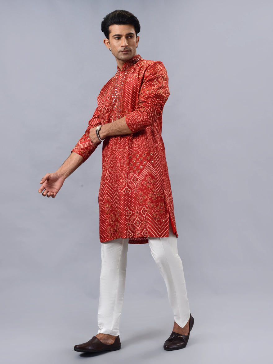 Maroon Kurta Pajama | TULA