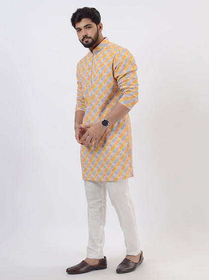 Yellow Kurta Pajama | Azania