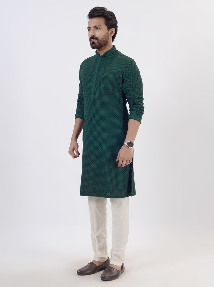 Green Kurta Pajama | Azania