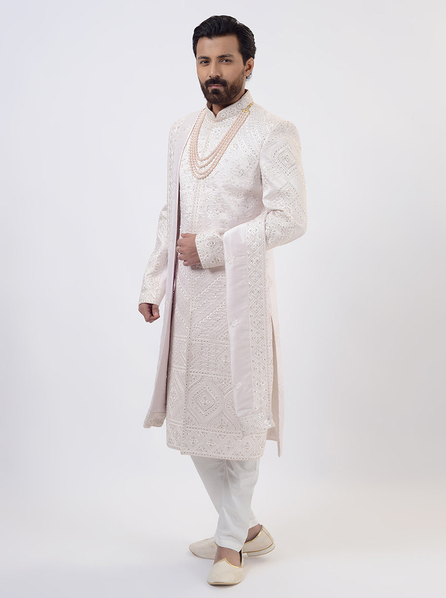 Light Pink Sherwani | TULA