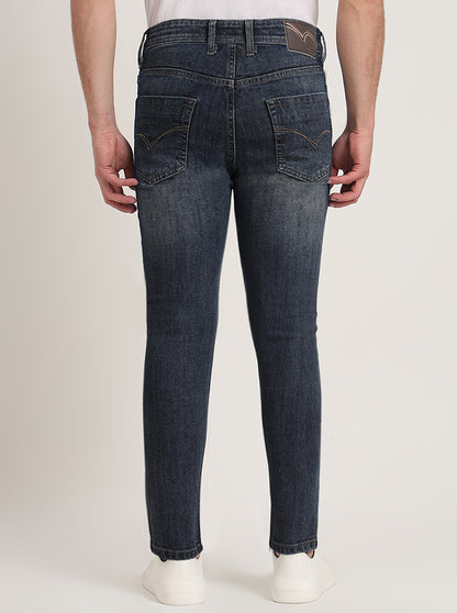 Indigo Blue Washed Rider Fit Jeans | JadeBlue