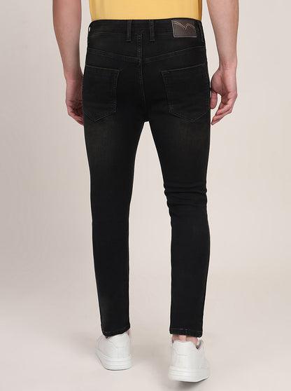 Night Grey Washed Rider Fit Jeans | JadeBlue