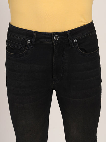 Night Grey Washed Rider Fit Jeans | JadeBlue