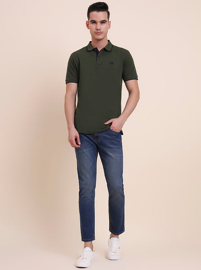 Denim Blue Washed Urban Fit Jeans | Greenfibre