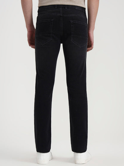 Charcoal Grey Washed Narrow Fit Jeans | Greenfibre