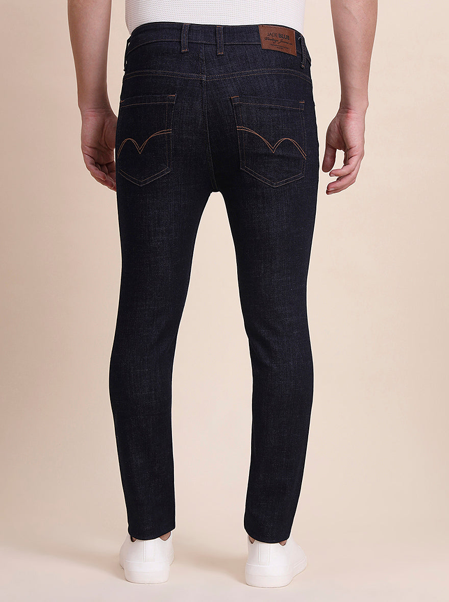 Raw Blue Washed Rider Fit Jeans | JadeBlue