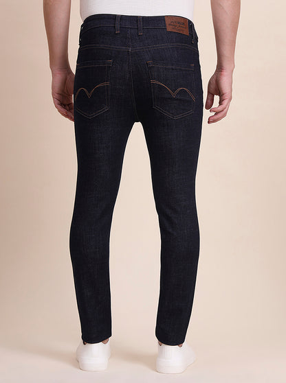 Raw Blue Washed Rider Fit Jeans | JadeBlue