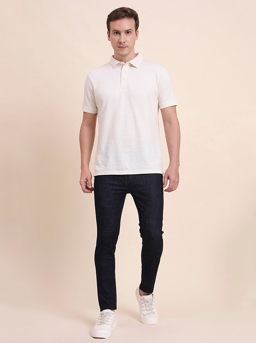 Raw Blue Washed Rider Fit Jeans | JadeBlue