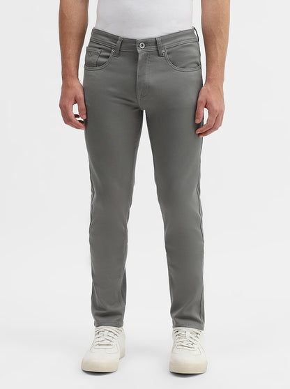 Stale Grey Solid Narrow Fit Jeans | Greenfibre